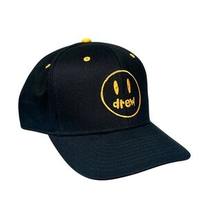 Drew House Justin Bieber Drawing Sketch Embroidered Black Snapback Hat